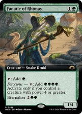 Fanatic of Rhonas (Extended Art) - Foil NM MTG Modern Horizons 3