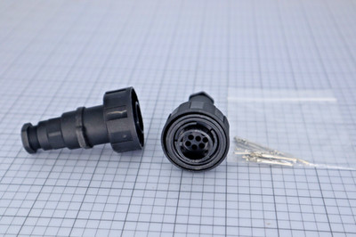 *Single* BULGIN COMPONENTS PX0728/P 9 Contacts Crimp Pin