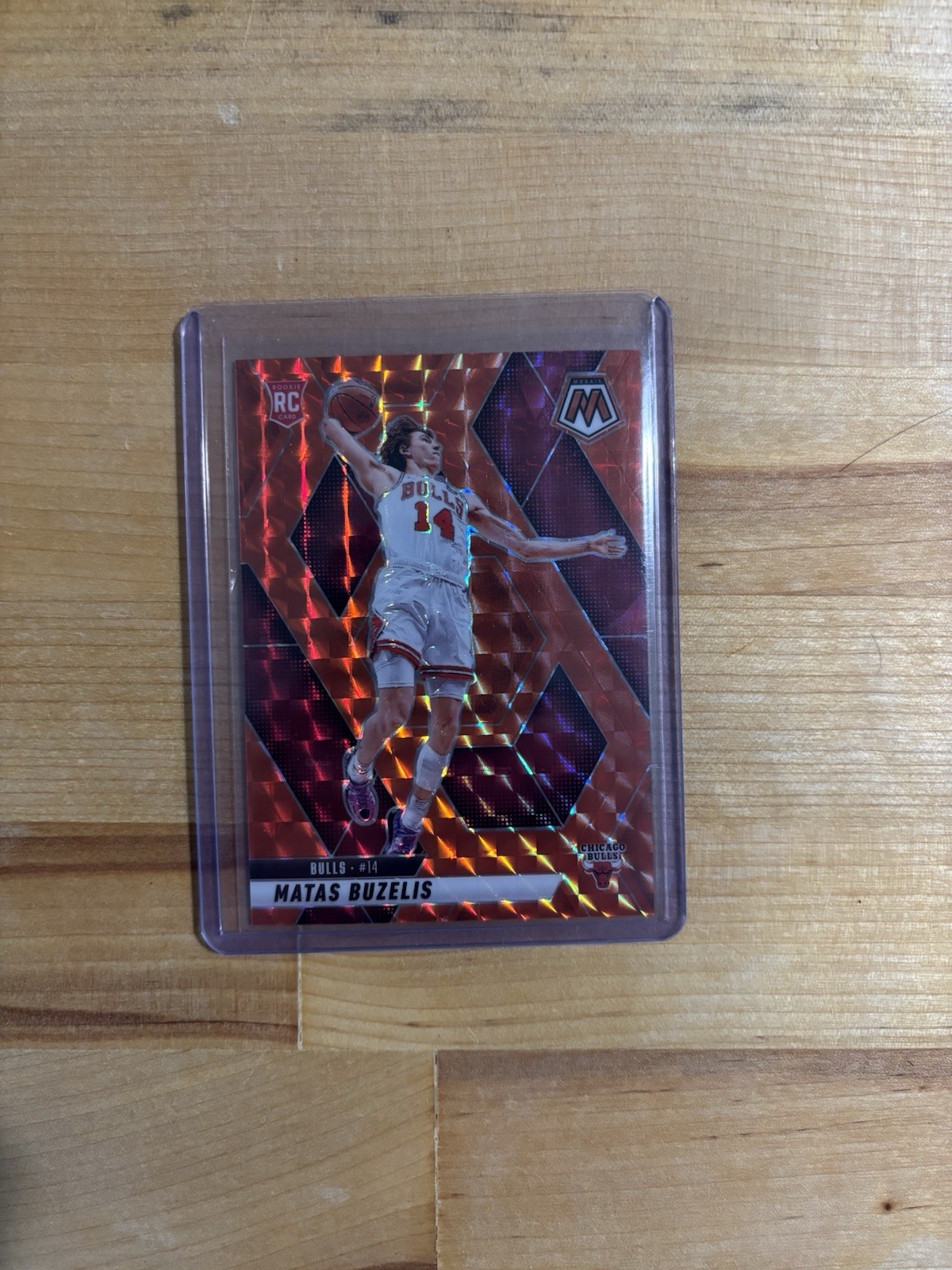 2024-25 Mosaic Matas Buzelis Orange /249 RC Rookie Bulls 223