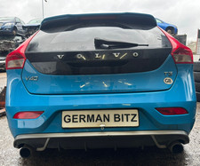 VOLVO V40 R DESIGN 2012-2018 COMPLETE BLUE REAR BUMPER *BREAKING*