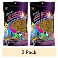 Natural Millet Spray Bird Treats for Parakeets Cockatiels Finches and Pet Birds