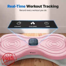 MERACH Waist Twister Machine Exercise, Waist Twister Fitness Tool with Displa...