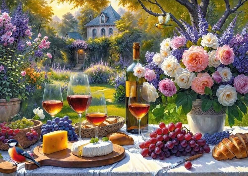 Cherry Pazzi La Dolce Vita 2000 piece still life jigsaw puzzle