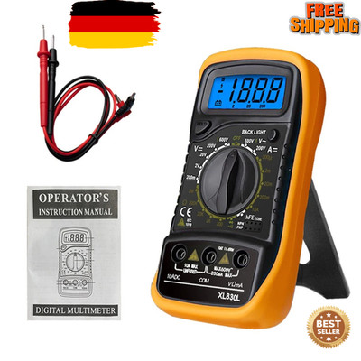 Digital Multimeter Measuring Device Voltmeter Current Ammeter Capacit