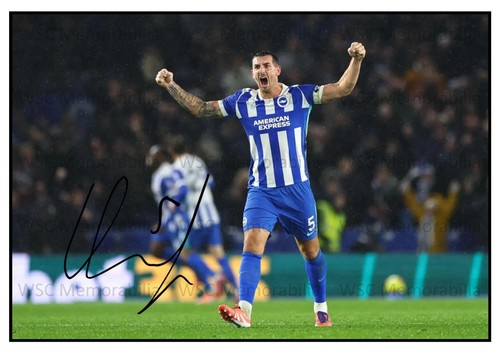 11051. Lewis Dunk Signed Pictures (A4 Prints) Brighton England Bristol City etc.