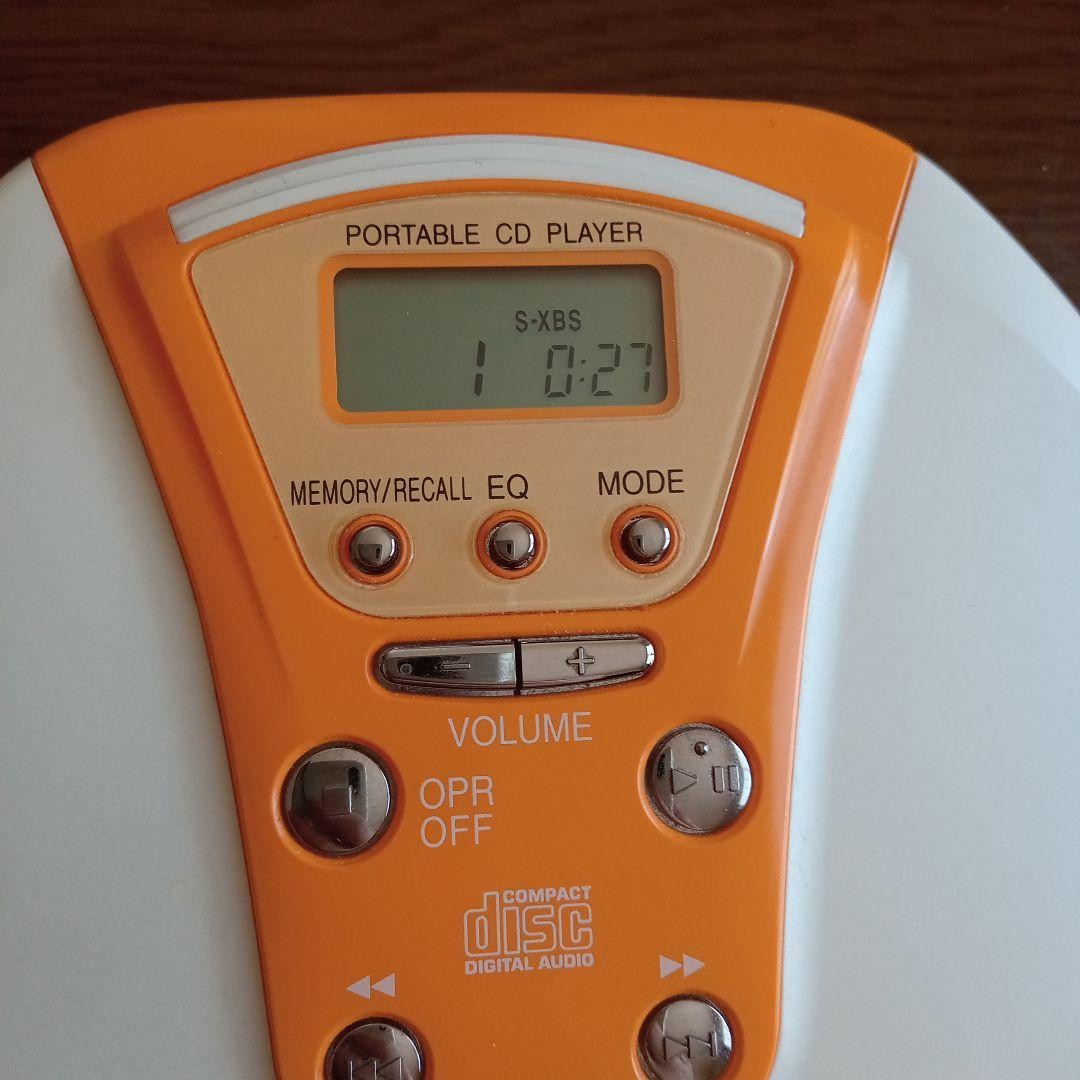 NO DUTY| PANASONIC SL-CT440 CD Player MP3 White Orange Remote