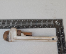 Vintage MAHAN 10" Heavy Duty Aluminum Pipe Wrench - Rare