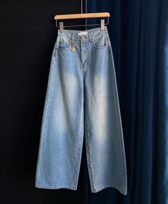 AUTH ZIMMER MANN Crush Straight Jean medium wash 25282930
