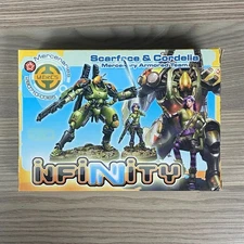 SCARFACE & CORDELIA INFINITY CORVUS BELLI METAL MINIATURES MERCENARIES MERCS