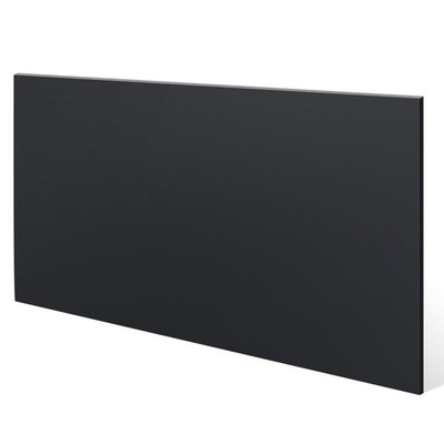 HDPE Plastic Sheet 1/2 X 24 48 Black Flexible Polyethylene Sasylvia High Density