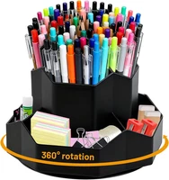 Drehbarer , Schreibtisch Organizer 9 FäCher, Verbesserte GroßE KapazitäT 360° ,