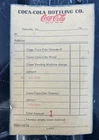 Vintage Coca Cola Delivery Receipt Danville Virginia Leaksville, NC