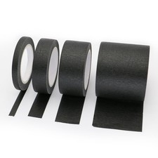 Black Painters Tape Masking Tape 2 1 3/4 1/4 Inch Wide, Multi Size 4 Assorted...