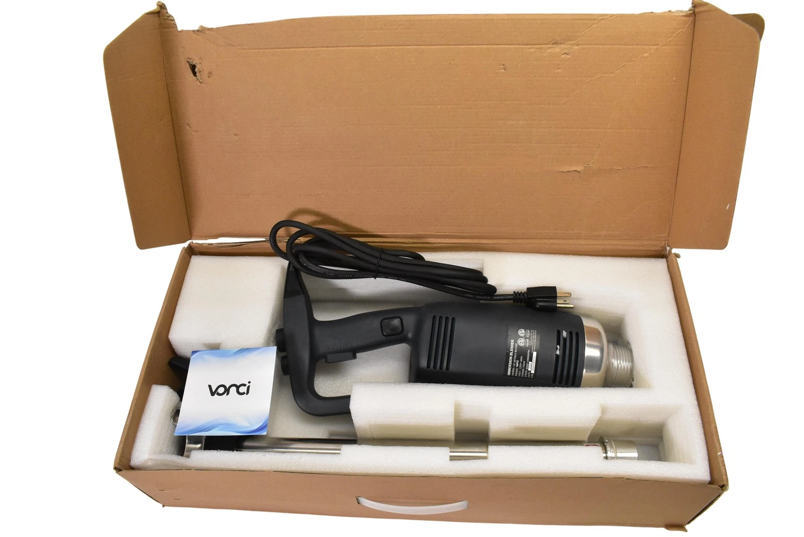 Vorci Immersion Blender VC-IB750LV-BLD500 120V 750W Black Stainless Kitchen
Opens in a new window or