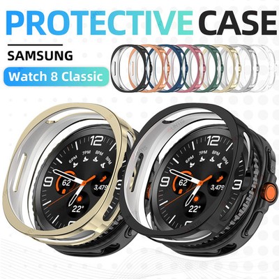 Soft TPU Bumper Case Protective Cover For Samsung Galaxy Watch 8 Classic 46mm
