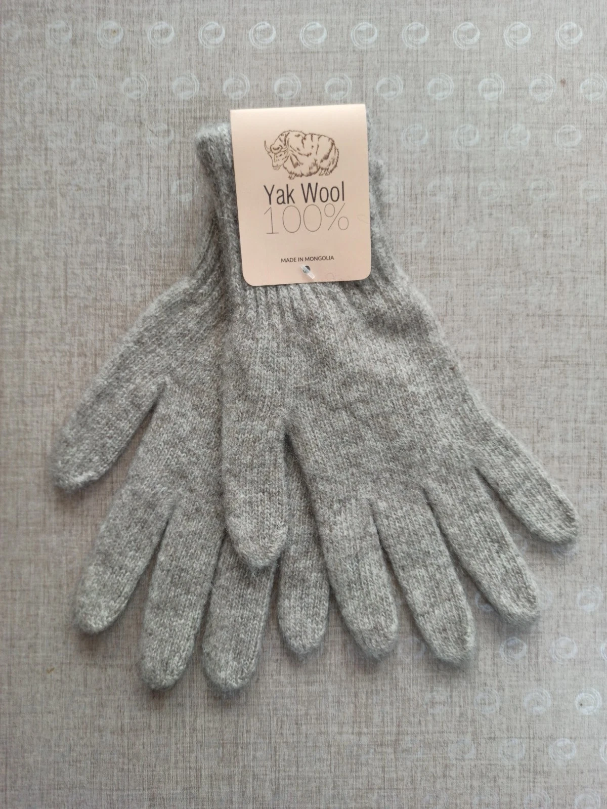 100% Yak Wool Gloves Unisex Thick Warm Comfortable Made in Mongolia