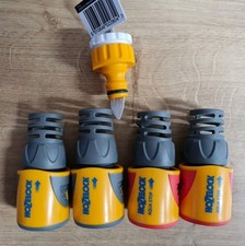 2 Hozelock Aqua Stop Connector 2 Hozelock Standard Connectors & 1 tap connector