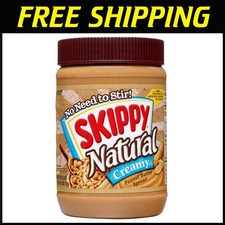 Natural Creamy Peanut Butter, 26.5oz Pack of 12 