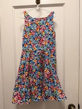 Polo Ralph Lauren Girls' Floral Sleeveless Dress Size 10