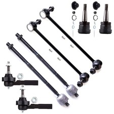 SCITOO 8pcs Front Suspension Kit Inner Outer Tie Rod End fit 2001-2007 for Do...