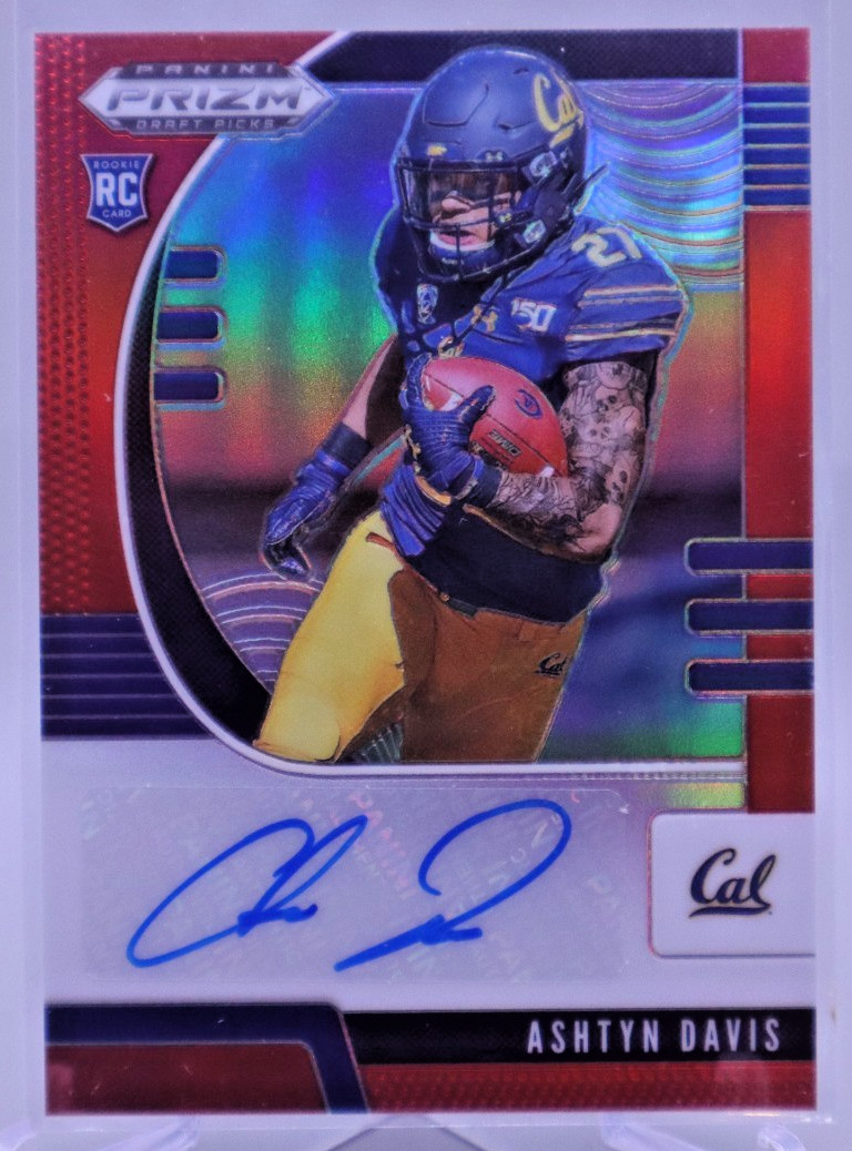 Ashtyn Davis Panini Prizm Draft Picks #216 Autograph-Red
