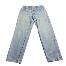 Vintage Levis 550 Jeans Womens Size 10 Mis S Tapered Relaxed Light Wash Denim