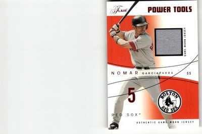 2004 Flair Nomar Garciaparra Power Tools Game Used Red #/175 #PT-NG