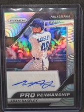 2020 Panini Prizm Baseball Adam Haseley Pro Penmanship #PP-SH