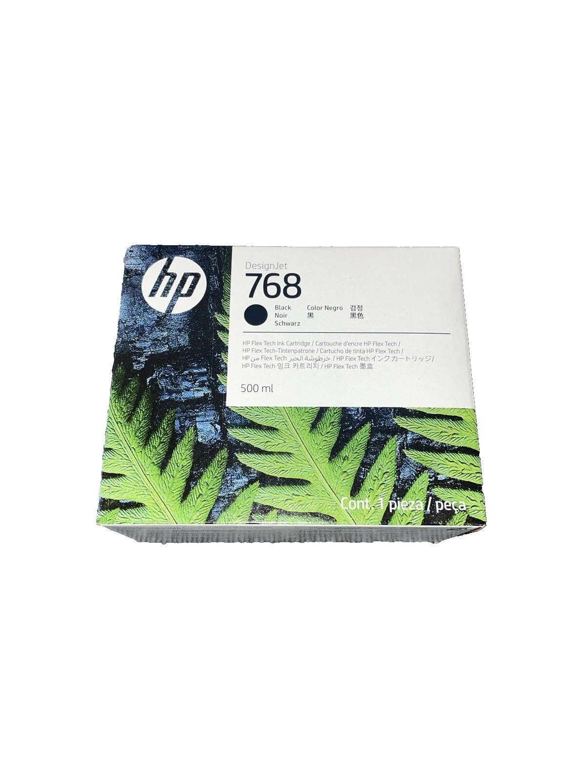 HP 768 500ml Black Ink Cartridge 4S5B6A Expires 2026-image