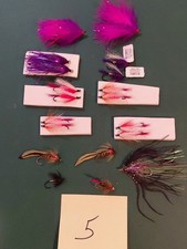19 ALASKA Flies Umpqua Bulk Lot Streamers Purple Pink Flash Polar Shrimp Fishing