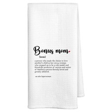 Bonus Mom Definition Kitchen Towels 16x24 Inch Hand Dish Decor Gifts Women