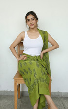 100 Cotton Sarong Beach Wrap Pareo Soft Lightweight Swim Cover Up Pareo Beach