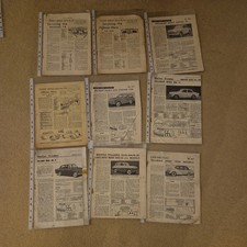 Lot Classic Car Trader Maintenance Service Sheets Hillman 14 Minx Husky