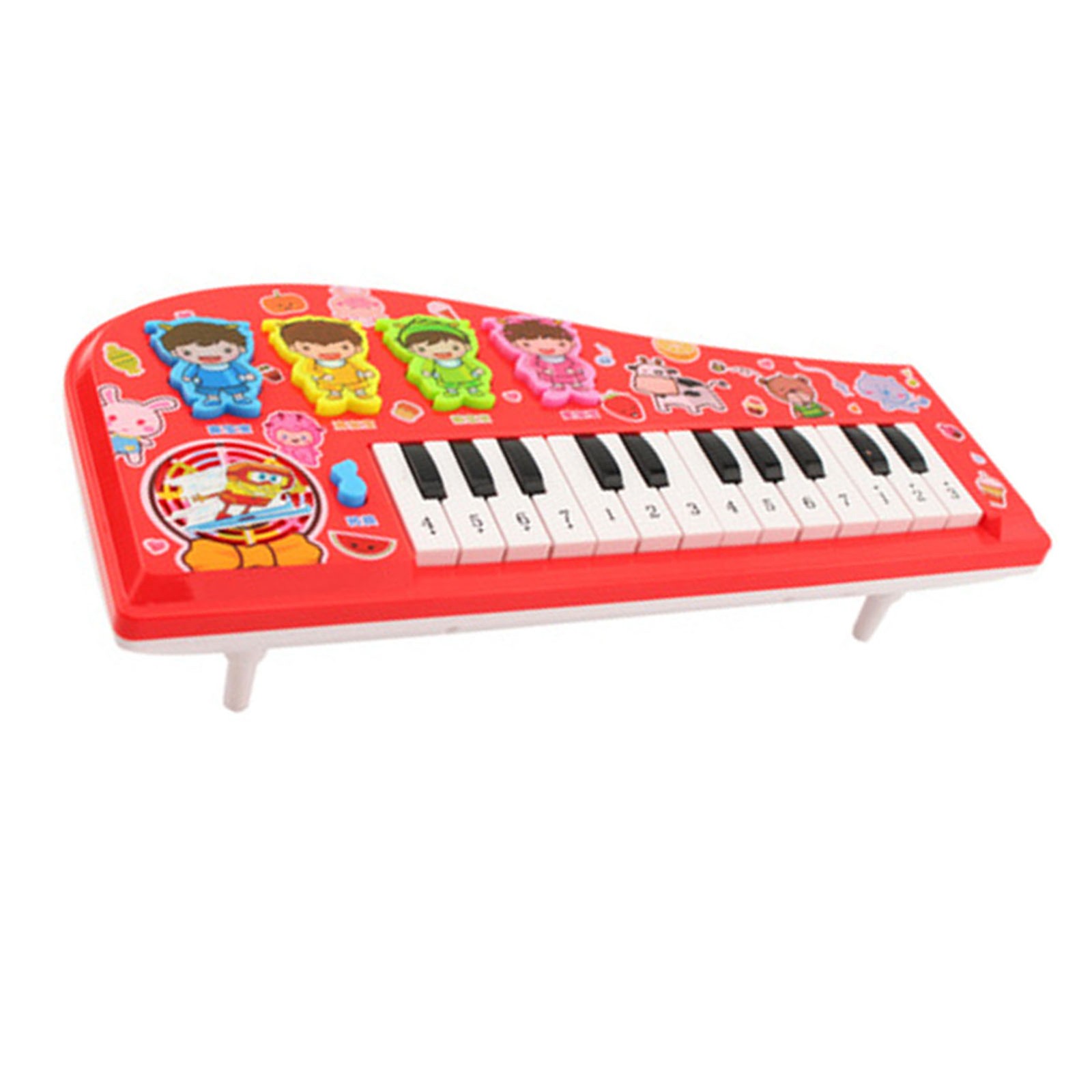 Kids Piano Toy Keyboard Cartoon Multi Function Electronic Instrument For