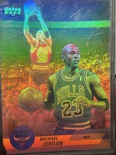 Michael Jordan MVP Basketball Card AW9 92/93 Upper Deck