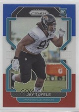 2021 Panini Prizm Rookie Red White & Blue Prizm Jay Tufele #440 0it8