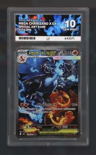 Mega Charizard X EX 110/080 SAR ACE 10 PERFECT SUBS