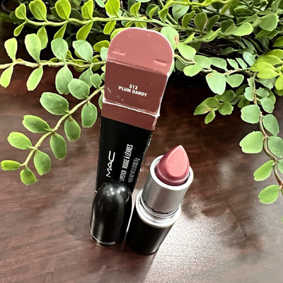 M·A·C Frost Lipstick Stick, Frost Effect, Plum Dandy 313, MPN B46/846