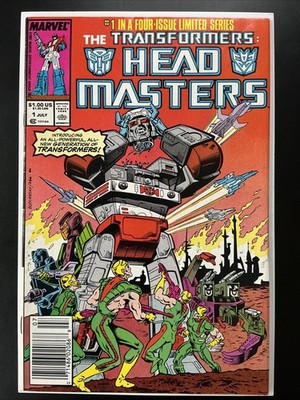 The Transformers: Headmasters #1 Newsstand Variant (Marvel Comics July 1987)