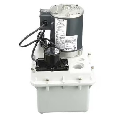 Hartell Ltp-1 Sink Drain Pump System, 1/4 Hp, 45 Gpm Flow Rate At 5 Ft. Of