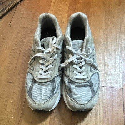 New Balance 990v5 Made in USA Castlerock Gray Low Top Lace-Up M990GL5 D