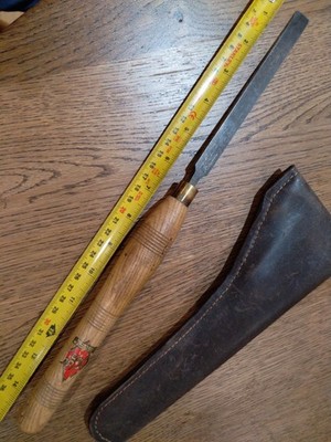 Vintage TOGA Drechselmeißel B ~ 1/2'' L ~ 14 1/2'' H ~ 8 1/4'' T ~ 2-3/16'' B ~ 151g
