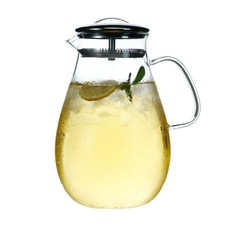 Kettle with Water Filter High Borosilicate Teapot Clear for Stove