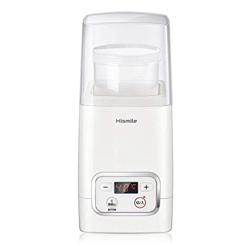 Hismile compact yogurt maker 25 ~ 69 ° C. Temperature regulation / 1-99 hour tim