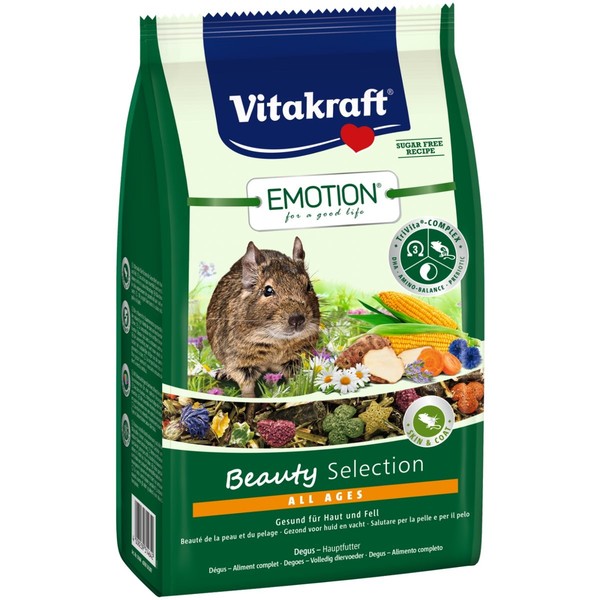 Vitakraft Emotion Beauty All Ages Degufutter 600 G Futter Nager Degu Hauptfutter-image