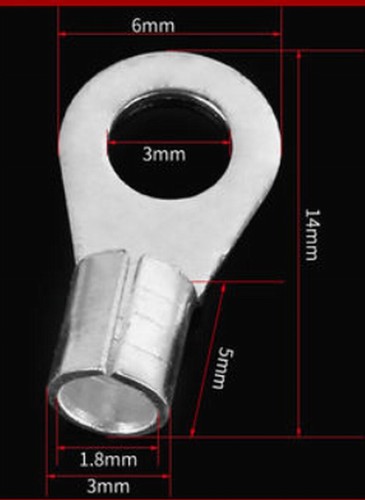BNC to M3 Screws Ring Lugs Terminal Coax Signal Cable For Ultrasonic Flow Meter - Picture 6 of 6