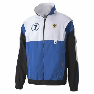 Puma Ferrari Street Race Men's Size Medium Woven Jacket 597939 02