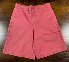 Vineyard Vines Youth Girls Chino Shorts Size 12 Coral Pink 26 Waist 8.5" Inseam
