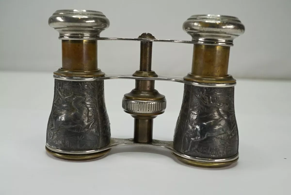CHEVALIER PARIS Opera Glasses Binoculars Stag Dogs eBay