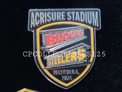 Cleveland Browns VS Pittsburgh Steelers Game day Pin 12/6/2024